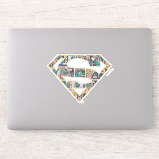 Supergirl Comic Strip Logo Sticker (Computer)