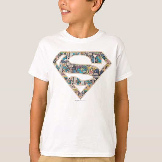 Supergirl Comic Strip Logo T-shirt (Voorkant)
