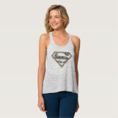 Supergirl Comic Strip Logo Tanktop (Volledige Voorkant)