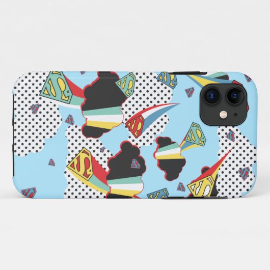 Supergirl Crazy Sky Case-Mate iPhone Case (Achterkant (horizontaal))