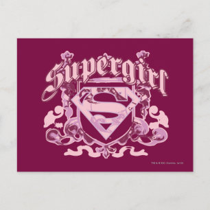 Supergirl Crest Design Briefkaart