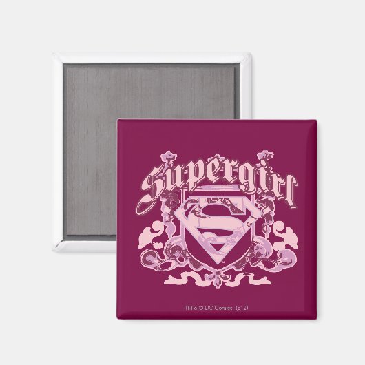 Supergirl Crest Design Magneet (Voorkant / Achterkant)