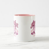 Supergirl Crest Design Tweekleurige Koffiemok (Center)