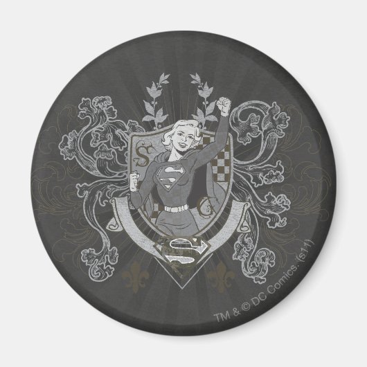 Supergirl Crest Magneet (Voorkant)