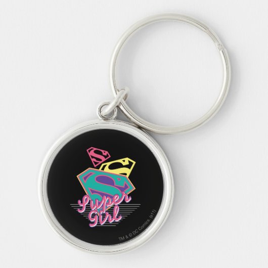Supergirl Cursief Sleutelhanger (Voorkant)