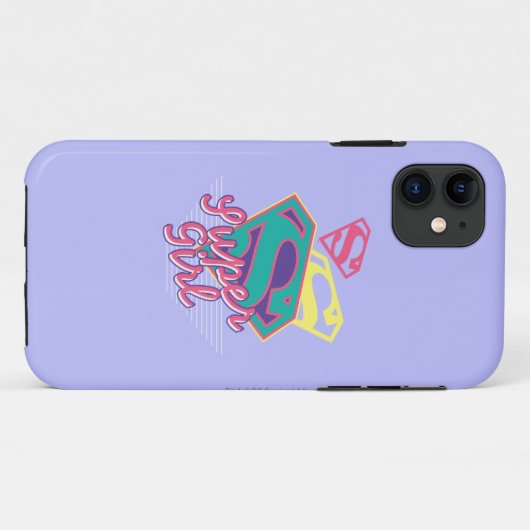 Supergirl Cursive Case-Mate iPhone Case (Achterkant (horizontaal))
