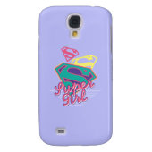 Supergirl Cursive Case-Mate Samsung Galaxy Hoesje (Achterkant)