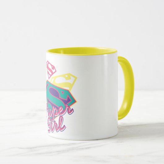 Supergirl Cursive Mok (Voorkant rechts)