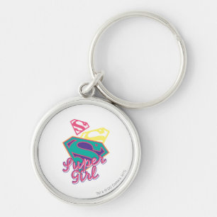 Supergirl Cursive Sleutelhanger