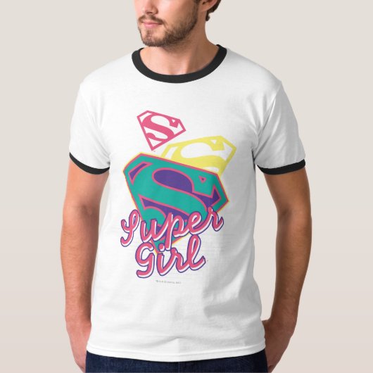 Supergirl Cursive T-shirt (Voorkant)