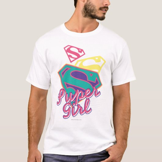 Supergirl Cursive T-shirt (Voorkant)