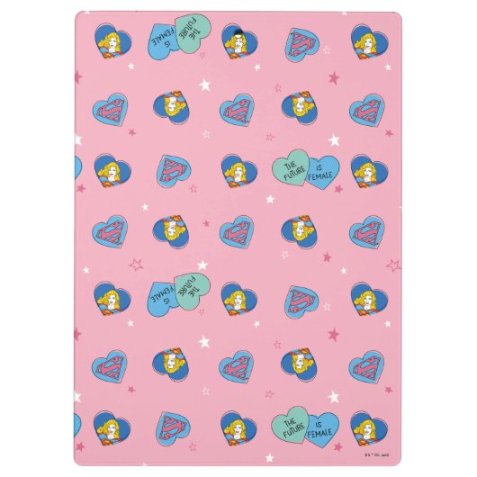 Supergirl "De toekomst is Vrouw" Klembord (Achterkant)