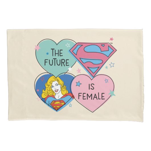 Supergirl "De toekomst is Vrouw" Kussensloop (Voorkant)