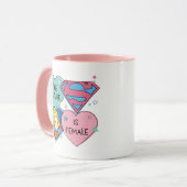 Supergirl "De toekomst is Vrouw" Mok (Voorkant links)