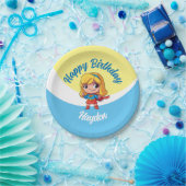 Supergirl "De toekomst is Vrouw" Papieren Bordje (Feest)