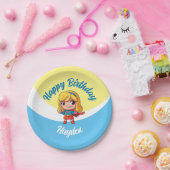 Supergirl "De toekomst is Vrouw" Papieren Bordje (Feest)