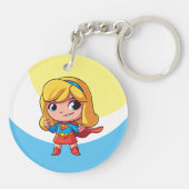 Supergirl "De toekomst is Vrouw" Sleutelhanger (Achterkant)