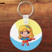 Supergirl "De toekomst is Vrouw" Sleutelhanger (Achterkant)