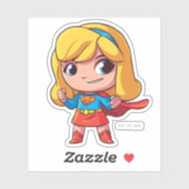 Supergirl "De toekomst is Vrouw" Sticker (Vel)