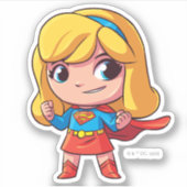 Supergirl "De toekomst is Vrouw" Sticker (Voorkant)