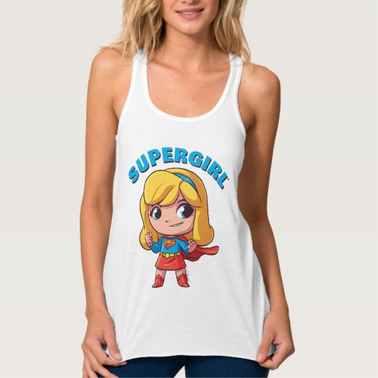 Supergirl "De toekomst is Vrouw" Tanktop (Voorkant)