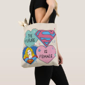 Supergirl "De toekomst is Vrouw" Tote Bag (Dichtbij)