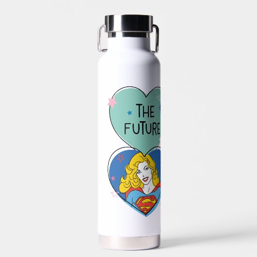 Supergirl "De toekomst is Vrouw" Waterfles (Voorkant)