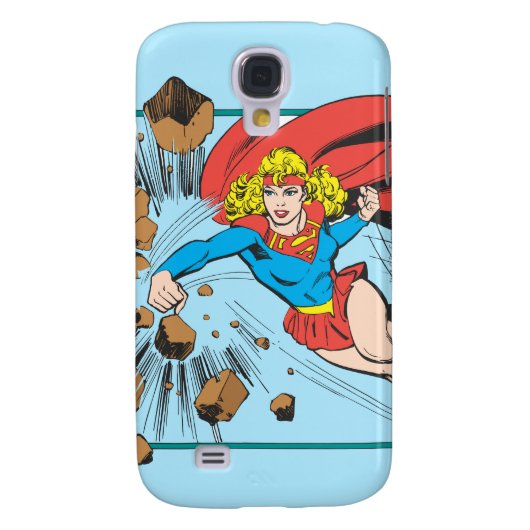 Supergirl Destroys Boulder Case-Mate Samsung Galaxy Hoesje (Achterkant)