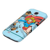 Supergirl Destroys Boulder Case-Mate Samsung Galaxy Hoesje (Onderkant)