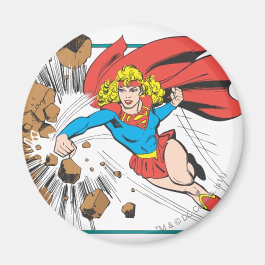 Supergirl Destroys Boulder Magneet (Voorkant)
