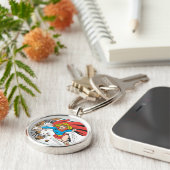 Supergirl Destroys Boulder Sleutelhanger (Zijkant)