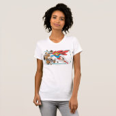 Supergirl Destroys Boulder T-shirt (Voorkant volledig)