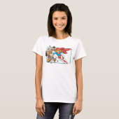 Supergirl Destroys Boulder T-shirt (Voorkant volledig)