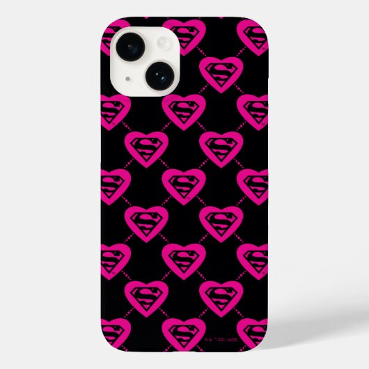 Supergirl diagonaal patroon Case-Mate iPhone case (Achterkant)