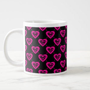 Supergirl diagonaal patroon grote koffiekop
