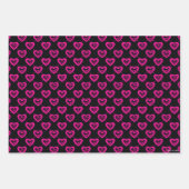 Supergirl diagonaal patroon inpakpapier vel (Voorkant 2)