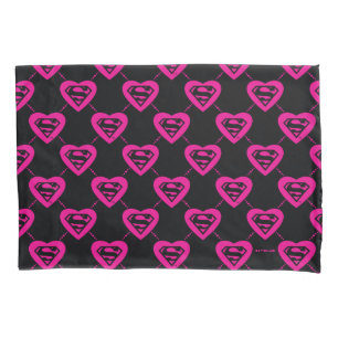 Supergirl diagonaal patroon kussensloop