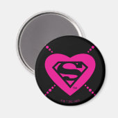 Supergirl diagonaal patroon magneet (Voorkant / Achterkant)