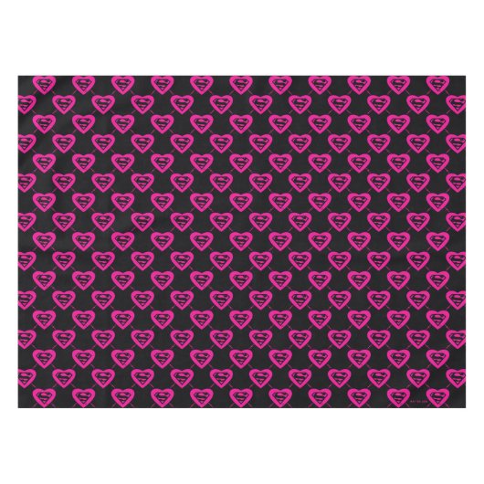 Supergirl diagonaal patroon tafelkleed (Voorkant (Horizontaal))