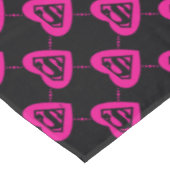 Supergirl diagonaal patroon tafelkleed (Gekanteld)