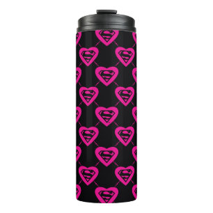 Supergirl diagonaal patroon thermosbeker