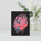 Supergirl Diamonds en Lips Briefkaart (Staand voorkant)