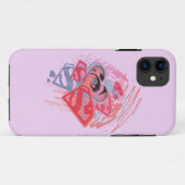 Supergirl Diamonds en Lips Case-Mate iPhone Case (Achterkant (horizontaal))