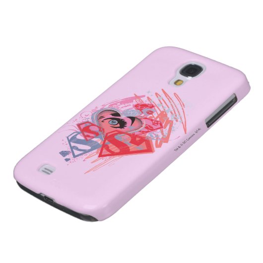 Supergirl Diamonds en Lips Case-Mate Samsung Galaxy Hoesje (Onderkant)