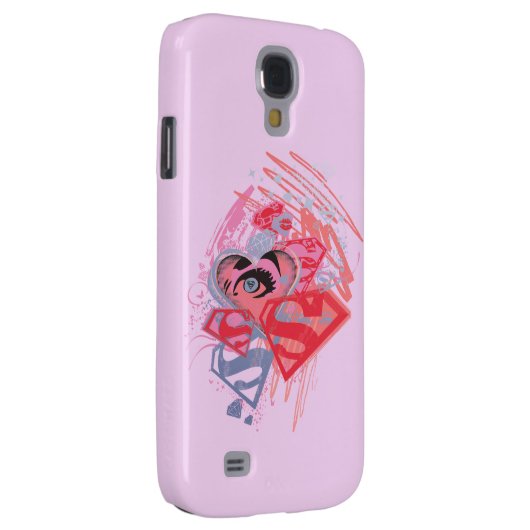 Supergirl Diamonds en Lips Case-Mate Samsung Galaxy Hoesje (Back/Rechts)