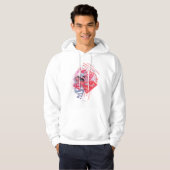 Supergirl Diamonds en Lips Hoodie (Voorkant volledig)