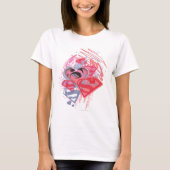 Supergirl Diamonds en Lips T-shirt (Voorkant)