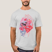 Supergirl Diamonds en Lips T-shirt (Voorkant)