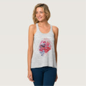 Supergirl Diamonds en Lips Tanktop (Volledige Voorkant)