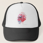 Supergirl Diamonds en Lips Trucker Pet (Voorkant)